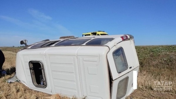 В Татарстане в ДТП попал микроавтобус с белорусами