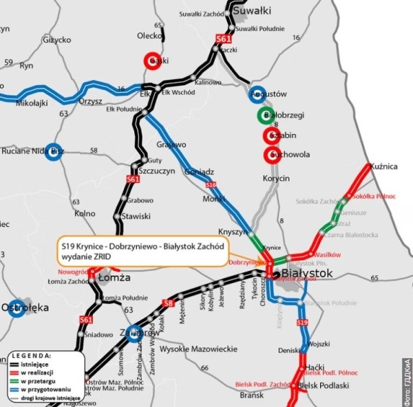 Поляки начинают строительство нового участка дороги в сторону границы Беларуси Поляки начинают строительство нового участка дороги в сторону границы Беларуси
